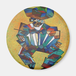 Imán El arte del cubismo acordeonista