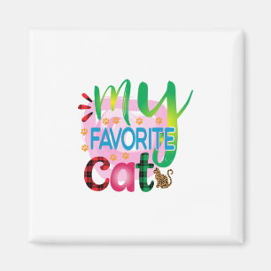 Imán El arte del gato es mi gato favorito