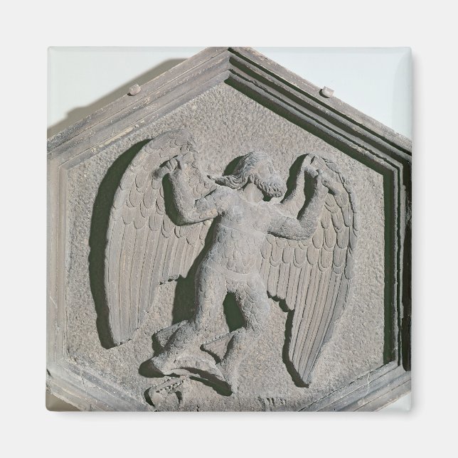 Imán El arte del vuelo, edalus, hexagonal (Frente)