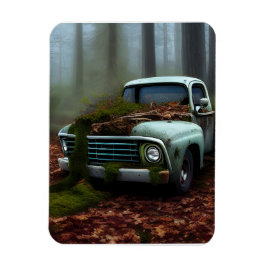 Imán El arte digital de los camiones abandonados