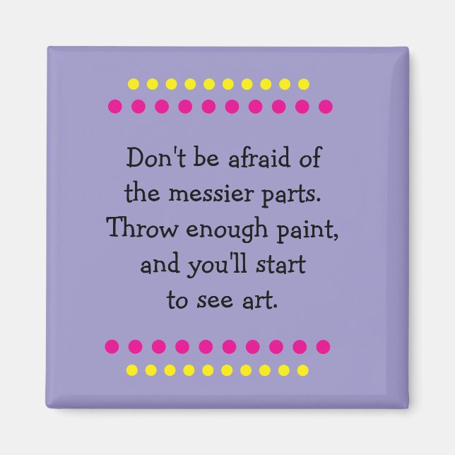 Imán El arte es confuso (Frente)