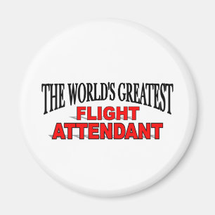 Imán El asistente del vuelo más grande del mundo