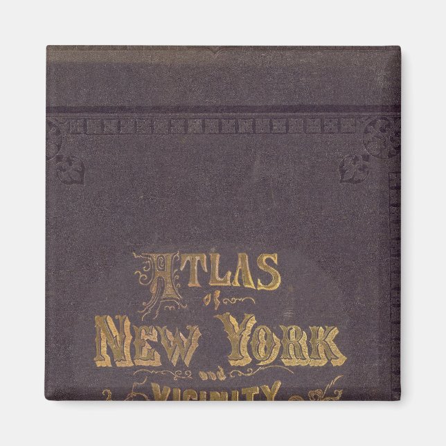 Imán El Atlas de Nueva York (Frente)
