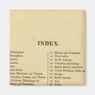 Imán El atlas escolar americano de Grigg