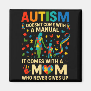 Imán El autismo no viene con un manual de conciencia so