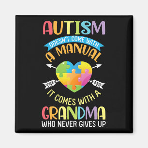 Imán El autismo no viene con un manual viene con un