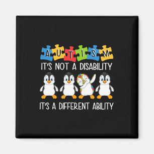 Imán El autismo pingüino no es una discapacidad, es una