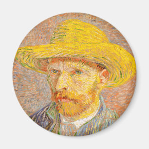 Imán El autorretrato de Vincent Van Gogh con arte Gorra