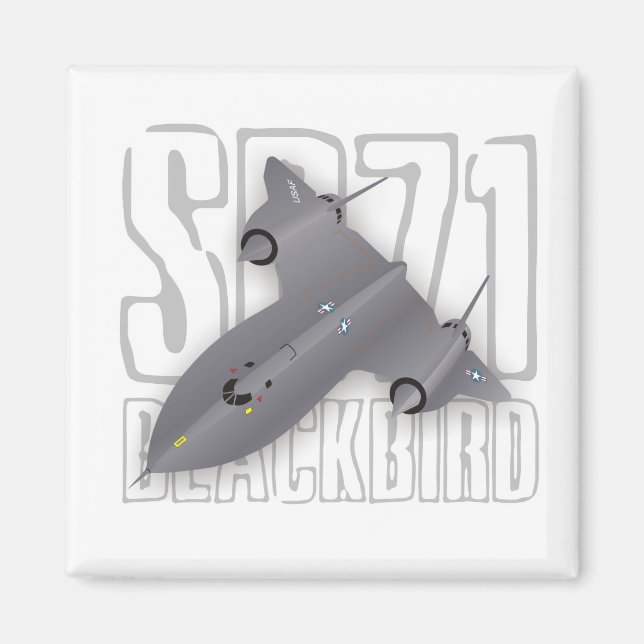 Imán El avión espía supersónico más rápido: SR-71 Black (Frente)