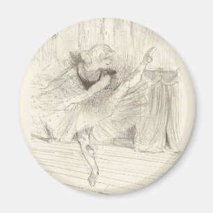 Imán El bailarín de ballet, Toulouse-Lautrec