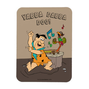 Imán El baile del Flintstone de los Flintstones el