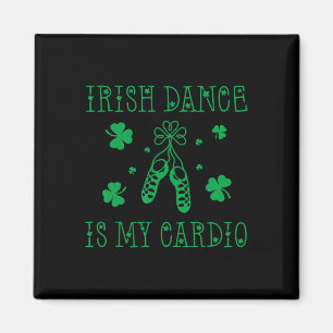 Imán El baile irlandés es mi día de cardio de San Patri