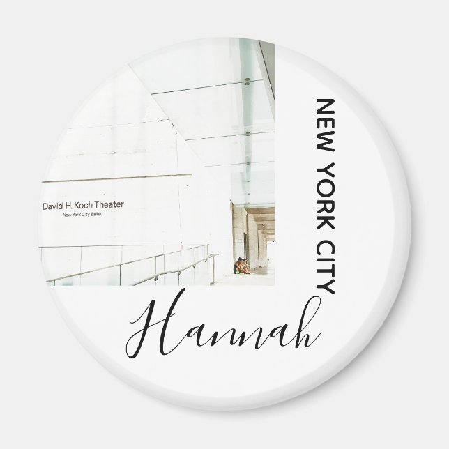 Imán El ballet de la ciudad de Nueva York personalizado (Frente)