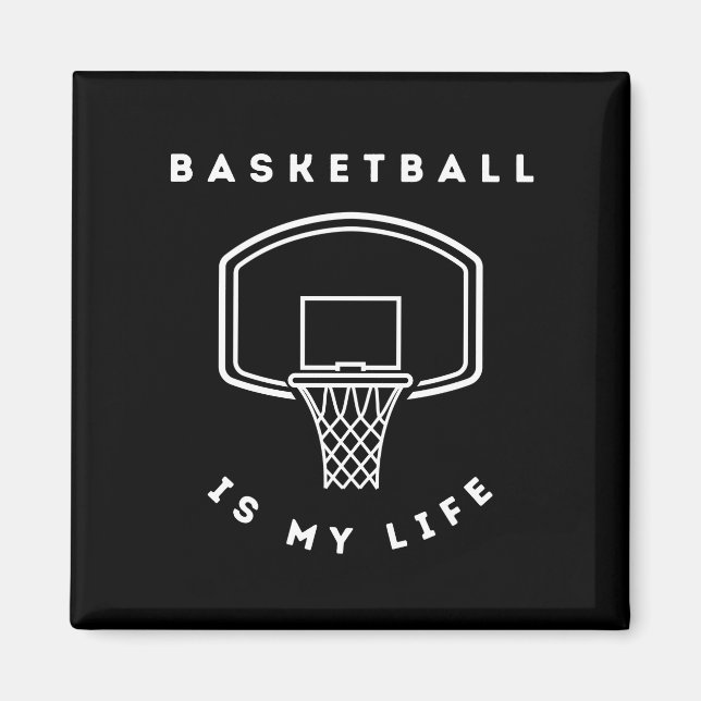 Imán El baloncesto es mi deporte (Frente)