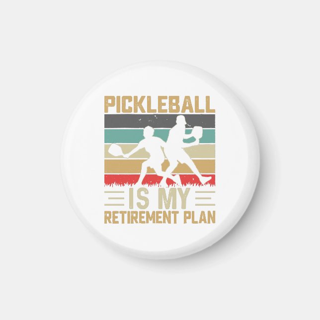 Imán El baloncesto es mi plan de retiro Famoso (Frente)