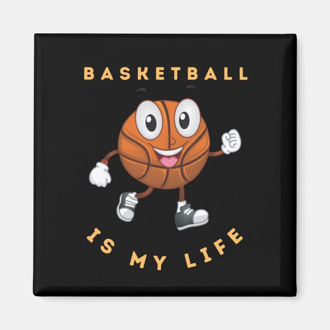 Imán El baloncesto es mi vida (Frente)