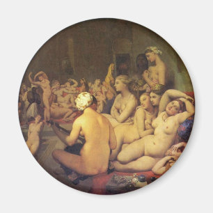 Imán El baño turco (Tondo) por Ingres Jean Auguste hac