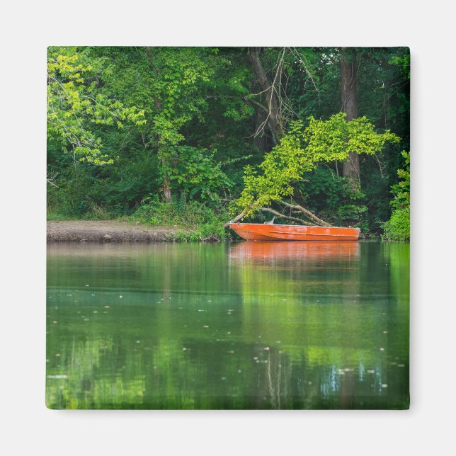 Imán El barco Naranja (Frente)