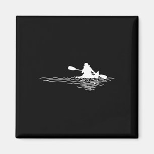 Imán El barco retro Kayak Lover Canoeing Kayaking Paddl