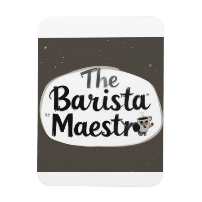 Imán El Barista Maestro (Vertical)