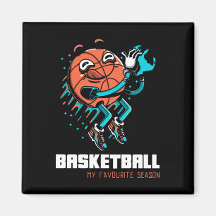 Imán El básquetbol es mi diversión favorita de temporad