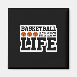 Imán El básquetbol no es un juego sino una forma de vid