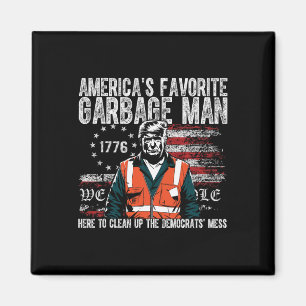 Imán El basurero favorito de América Trump en basura