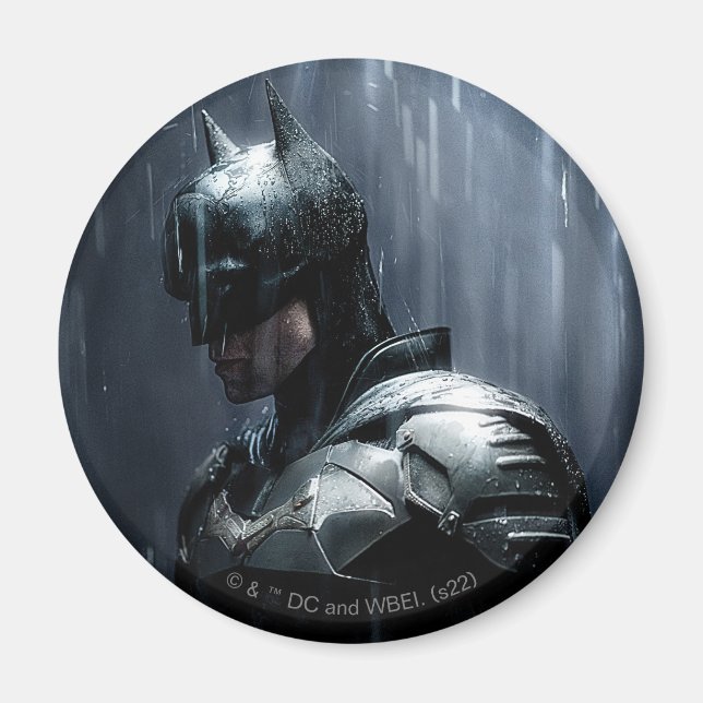 Imán El Batman en la lluvia (Frente)
