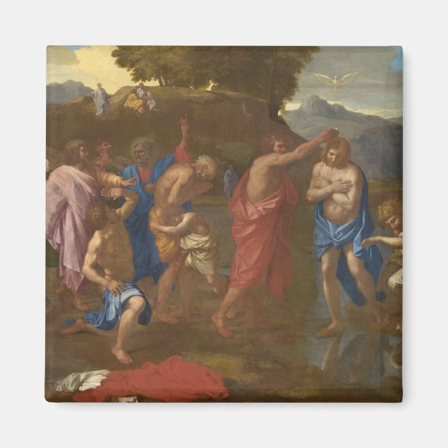 Imán El bautismo de Cristo, 1641-42 (Frente)
