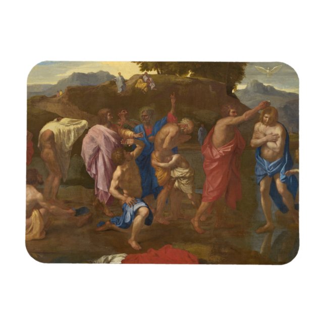 Imán El bautismo de Cristo, 1641-42 (Horizontal)