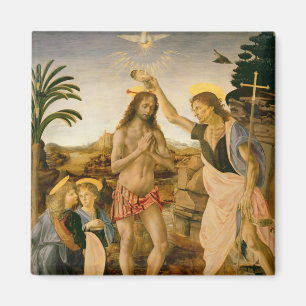 Imán El bautismo de Cristo de San Juan Bautista