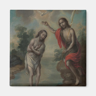 Imán El Bautismo de Cristo por Nicolás Enríquez