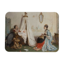 El bebé duerme (de Gerolamo Induno)