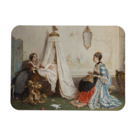 Imán El bebé duerme (de Gerolamo Induno)