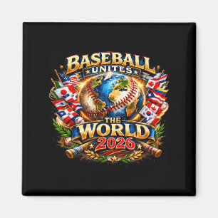 Imán El béisbol une al mundo gráfico de fanático global
