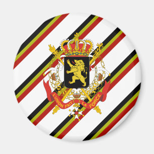 Imán El belga raya la bandera