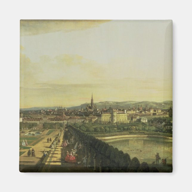 Imán El Belvedere de Gesehen, Viena (Frente)