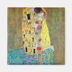 Imán El beso 2 de Gustav Klimt