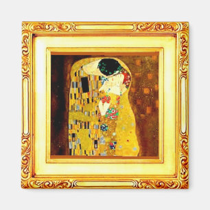 Imán El beso, Bella Artes de Gustav Klimt Magnet