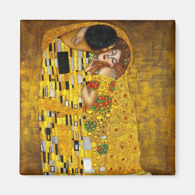 Imán El Beso De Gustav Klimt (Frente)