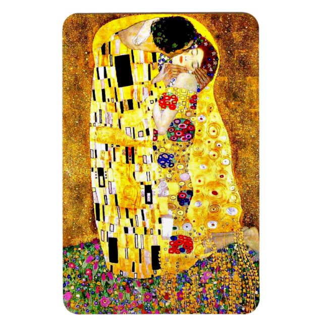 Imán El beso de Gustav Klimt, arte fino (Vertical)