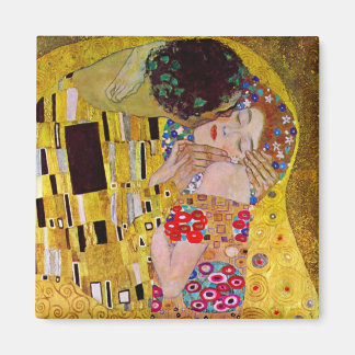 Imán El beso de Gustav Klimt, vintage Art Nouveau