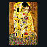 Imán El beso, famoso cuadro de Gustav Klimt<br><div class="desc">El beso,  pintura apasionada del artista sbolista austríaco Gustav Klimt</div>