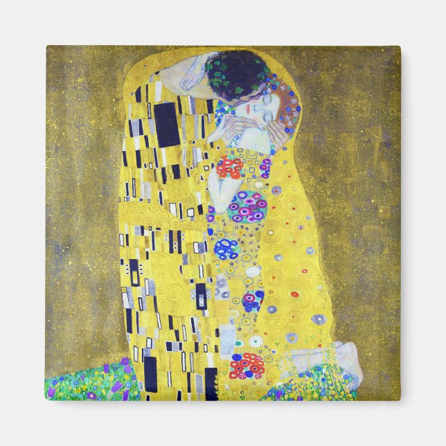 Imán El beso, Gustav Klimt (Frente)