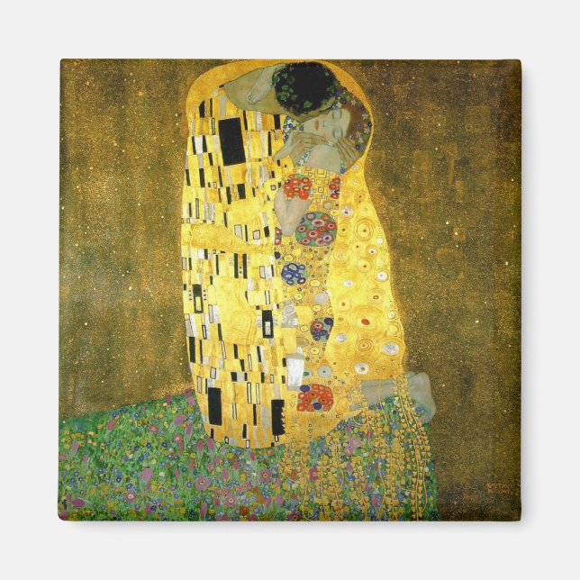 Imán El beso ~ Gustav Klimt (Frente)