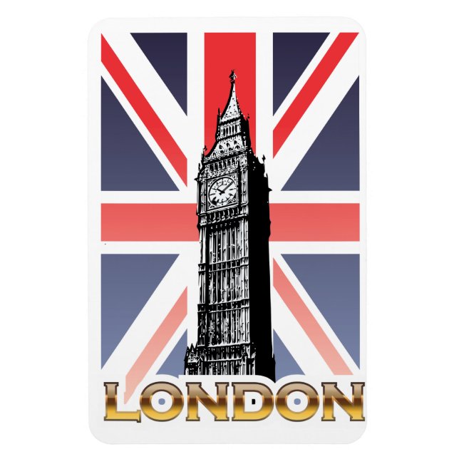 Imán El Big Ben de Londres (Vertical)