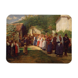 Imán El Boda dorado (aceite sobre lienzo)
