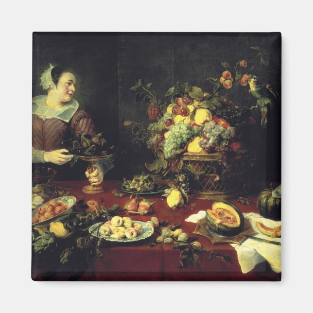 Imán El bol de frutas (Frente)