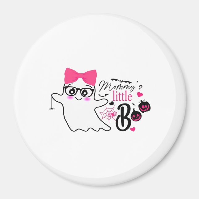 Imán El Boo de mamá en Halloween (Frente)