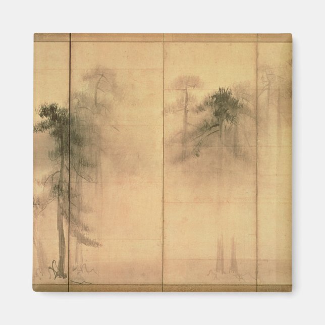 Imán El bosque de pinos (Frente)